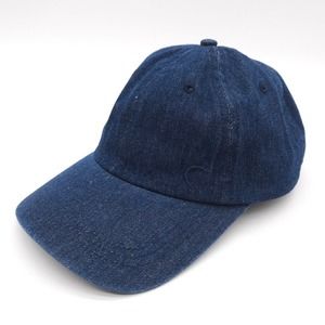 Zyia Active Hat Adults OSFM Blue Denim Strapback Buckle Gym Running‎ Ball Cap